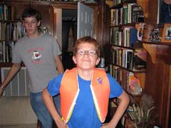 Brian and the lifejacket