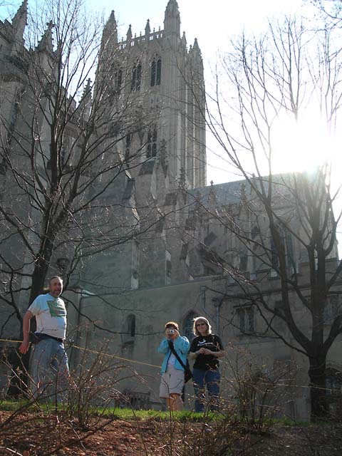 at the cathedral